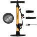 Bonavea Bike Floor Pump with Gauge, Bike Pump with Air Ball Pump Inflator, Bicycle Pumps Valves High-Pressure 160Psi Multi-Purpose Portable Air Pump for Road Bike, Sports Balls & Balloons.