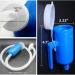 AOSHITU Male Bed Urine Bottles 2000mL Portable Urinal for Men Pee Bottle Collector with 1.3M Tube Blue - Buy Online on GoSupps.com