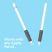 Paperlike Pencil Grips for Apple Pencil 1st & 2nd Gen - Set of 2 - Charcoal - Comfort & Precision - Buy Online on GoSupps.com