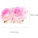 TOVINANNA 1pc Hair Comb Pin Rose Hair Comb Wedding Hair Comb Bride Hair Combs Bridal Hair Comb - Buy Online on GoSupps.com