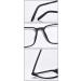 Buy Riccie Men's Varifocal Glasses | Multifocal HD Anti-Blue Light Reading Device | Ultra-Light Business Frame 1.56 Aspherical Resin | Prescription +1.0 to +3.0 - Buy Online on GoSupps.com