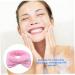 Makeup Headband Elastic Bow Spa Head Bands Coral Fleece Headwrap for Washing Face Pink Plush Bow Headband - Buy Online on GoSupps.com