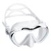 Seago Snorkel Diving Mask Swim Goggles for Adult Youth, Stylish Look Clear Vision Waterproof Anti-Fog Underwater Swimming Goggles with Nose Cover White