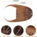 SEGO Pony Hairpiece Fringe Clip-On - 100% Remy Human Hair Extension Light Brown #6 - 25g | Best Clip-On Hair Solutions - Buy Online on GoSupps.com