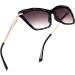 FEISEDY Vintage Cat Eye Reading Sunglasses - Women s Sun Readers with Full Lens & Spring Hinges - B2896 Black 2.0x - Buy Online on GoSupps.com