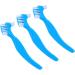 Buy Healvian 9 STK Prosthesis Care Toothbrush Set - Portable Cleaning Brush for False Teeth | Double Prosthetic Toothbrush & Retainer Case - Buy Online on GoSupps.com