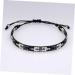 CALLARON 6 Pcs 1 Bracelet Anklet Miss Bohemia Braided Rope 6 6cmx3pcs Blackx3pcs - Buy Online on GoSupps.com