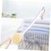 Healeved Body Shower Brush - White Handle Bathing Massage Tool - Buy Online on GoSupps.com