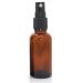 Gemini Man Bernstein spray bottle with a black atomizer 100 ml compatible container for essential oils / aroma therapy use 100ml