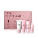 Nacific Pink AHA BHA Kit ( Cleansing Foam Toner Serum Cream ) Travel Size Skin Care Set by KOSBEAUTY 4 Photo Cards