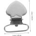 Coheali 120 Pitch Peach Heart Beak Clip Holder for Sheet Metal Tapes - Stainless Steel Heart Bracket Carrier Clips for Sofa Cushions & Pacifier Clips - Buy Online on GoSupps.com