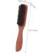 LAURAG Beard Brush for Men - Wooden Mustache Comb & Shaving Brush | Multifunctional Facial Hair Care - Buy Online on GoSupps.com