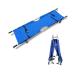Portable Emergency Rescue Stretcher-Folding with Wheels Aluminum Alloy Emergency Rescue Stair Stretcher-for Hospital Sports Venues Soft Stretcher Camouflage (Blue)