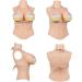 Cyomi Silicone Half Body Breast Forms - Realistic C-G Cup Breast Shapes for Crossdressers & Transgender Cosplay - Ivory White Elastic Cotton Filling - Buy Online on GoSupps.com