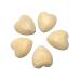 10pcs Natural 40mm Unfinished Wood Hearts Beads - Eco-Friendly DIY Craft Accessories - Buy Online on GoSupps.com