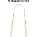 U-Shaped Tongue Cleaner Tool - 2 Pieces for Fresh Breath & Oral Hygiene | Flexible Gold Tongue Cleaning for Adults - Buy Online on GoSupps.com