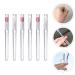 Beavorty Makeup Silicone Lip Brush Set - 6pcs Lidded Lipstick Applicators for Lip Cream & Eyeshadow | International Shipping - Buy Online on GoSupps.com