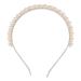 Pearl Headband Flexible White Pearl Headband with Faux Pearl Cute Pearl Headband for Girls Women Multipurpose Pearl Hair Accessories White Headband