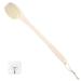 Back brush shower back brush for showering for seniors shower brush back bath brush with long handle cream white