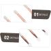FRCOLOR 3pcs Eye Shadow Brush Makeup Eye Brush Eyeshadow Makeup Tool Beauty Tools Mix - Buy Online on GoSupps.com