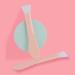 Double Head Silicone Mask Brush - Portable Skin-Friendly & Washable for DIY Face & Body Masks - Buy Online on GoSupps.com