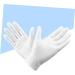Angoily 20 Pairs Beauty Hand Gloves Cotton Gloves Cooking Prep Gloves Paraffin Hand Mitts Moisturizing Gloves Meal Prep Gloves Hand Moisturizer Gloves Mittens White Gloves Short Work - Buy Online on GoSupps.com
