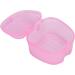 Shop Verdant Touch Denture Bath Case with Strainer Basket - Pink Storage Container for Artificial Teeth | International Shipping Available - Buy Online on GoSupps.com