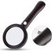 Spacmirrors Magnifying Glass Rechargeable USB Charging Inspecting Coins & Jewelry Magnifying Glass with 9 LED Light Magnifier - Buy Online on GoSupps.com