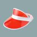 Konxi 4 Pack Unisex Transparent Plastic Sun Visor - Perfect for Golf Tennis & Poker Parties - Stylish 80s Sun Cap - International Shipping Available - Buy Online on GoSupps.com
