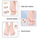 BESPORTBLE Toe Separator Metatarsal Pads - Set of 2 | Bunion Corrector & Toe Straightener | Hallux Valgus Relief - 3.6x3.5cm - Buy Online on GoSupps.com