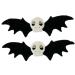 Bat Skull Hair Clips for Women & Girls - Halloween Devil Wings Barrettes for Cosplay Costume - Buy Online on GoSupps.com