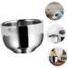WOONEKY Stainless Steel Impact Bowl - Double Layer Razor Cup for Men | Durable Mixing & Shaving Container - Buy Online on GoSupps.com