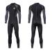 Ultra Stretch 3mm Neoprene Wetsuit, Back Zip Full Body Diving Suit, one Piece for Men-Snorkeling, Scuba Diving Swimming, Surfing X-Larege