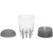 TARSHYRY Applicateur de S rum Capillaire pour Cuir Chevelu avec Bille Roulante Flacon Rechargeable Anti-fuite de 5 Ml avec Embout de Massage pour une Application sans D g ts des Racines Transparent - Buy Online on GoSupps.com