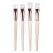 TEONEI Facial Mask Brush Soft Makeup Brushes Wooden Handle Mask Applicator Brushes Face Brushes Cosmetic Tools 4Pcs
