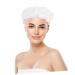 FOMIYES 2pcs Satin Hair Bonnet Shower Caps for Women - White | Hair Scarves for Women | Bath Hats 27X25X2CM - Buy Online on GoSupps.com