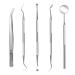 Dental Plaque and Tartar Removal Tool Kit - Professional Stainless Steel Hygiene Instruments for Dental Care - Buy Online on GoSupps.com