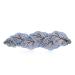 WONDER ME Ponytail Spring Clip Female Everything A Word Clip Half Hair Clip Cross Clip Hair Clip Small Side Clip 2.6*9cm Black