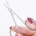 Cuticle Scissors Stainless Steel Manicure Grooming Scissors Curved Slice Pedicure Tool for Nail Stainless Steel Nail Scissors - Buy Online on GoSupps.com