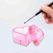 Harilla Nail Art Dish with Lid Nail Art Glass Cup Easy Clean for Woman Holder Equipment Small Jewelry Storage Box pink - Buy Online on GoSupps.com