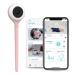 Lollipop Baby Monitor (Cotton Candy) - with Contactless Breathing Monitoring (No Extra Sensor Required Subscription Service) Sleep Tracking and True Crying Detection Smart AI WiFi Baby Camera