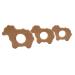 Alenybeby 10pcs Organic Wooden Sheep Teething Rings - Natural Beech Wood Animal Shape for DIY Pacifier Chains - Buy Online on GoSupps.com