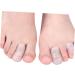Silicone Toe Sleeves 5 Pairs - Pinky Toe & Thumb Protector Set | Transparent Gel Toe Covers for Sports & Protection - Buy Online on GoSupps.com