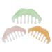 Beaupretty 15 Stk massage comb afro-comb tools combs for women hairbrush for men body massage body body ridge hair feasts for men pink crystal women resin scalp