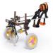 Lightweight Pet Rehabilitation Cart Two Wheels Dog Wheelchair Adjustable Animal Exercise Wheels for Handicapped Hind Legs Veterinarian Approved Easy Assemble