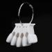 Nail Color Card - 4 Colors 50 pcs Nail Art Tips for Manicure Polish Gel Display - White - Buy Online on GoSupps.com