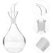 Ciieeo 2 Pcs Glass Oiler Kitchen Glass Cruet Containers with Lids Cooking Oil Cruet Glass Cruet Dispenser Kitchen Condiment Storage Practical Soy Cruet Jar Orange Silica Gel With Cover 27x10cmx2pcs Transparentx2pcs - Buy Online on GoSupps.com
