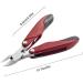 Nail Clipper for Thick Nails Nail Nipper Stainless Steel Beauty Pedicure Care Clipper Portable Travel DIY Trimming Clipping Salon Pocket Foot Plier Scissors (Color : C White) - Buy Online on GoSupps.com