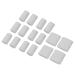 Toe Cushion Tube 8 Pairs - Silicone Toe Separator Sleeves for Overlapping Toes & Bunion Corrector - Buy Online on GoSupps.com