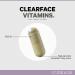 Codeage Clearface Pantothenic Acid Niacin Supplement Vitamins A C D3 E Probiotics Zinc Riboflavin Thiamin L-Lysine HCL & Omega-3 Niacinamide Skin Botanical Blend - Non-GMO - 90 Capsules White - Buy Online on GoSupps.com